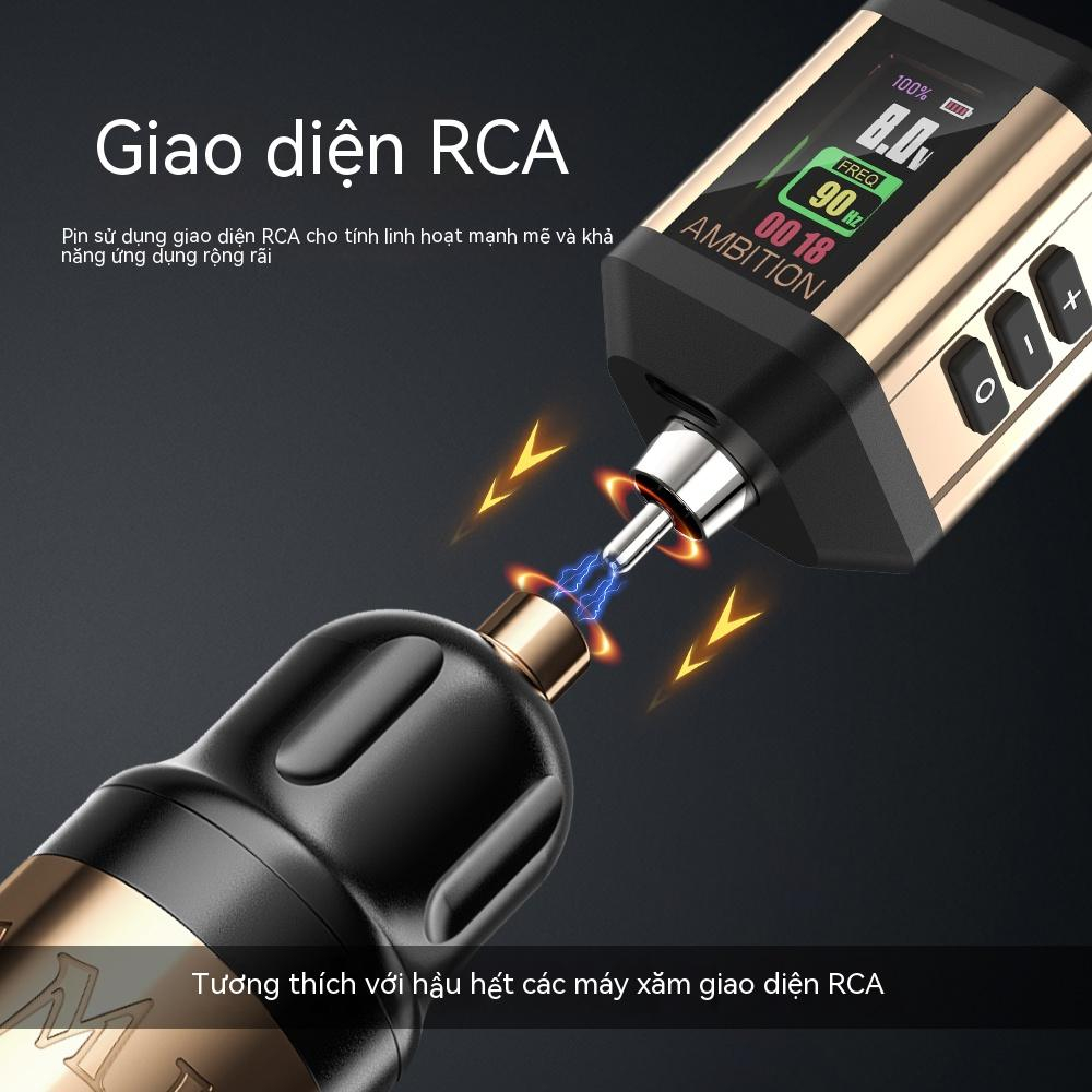 Ambition Korall Pin 2200mah Tần Số Cao RCA Cho Máy Xăm