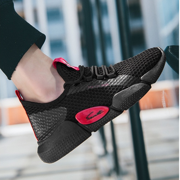 Giày Thể Thao Phối Lưới Thời Trang Hàn Quốc Cho Nam