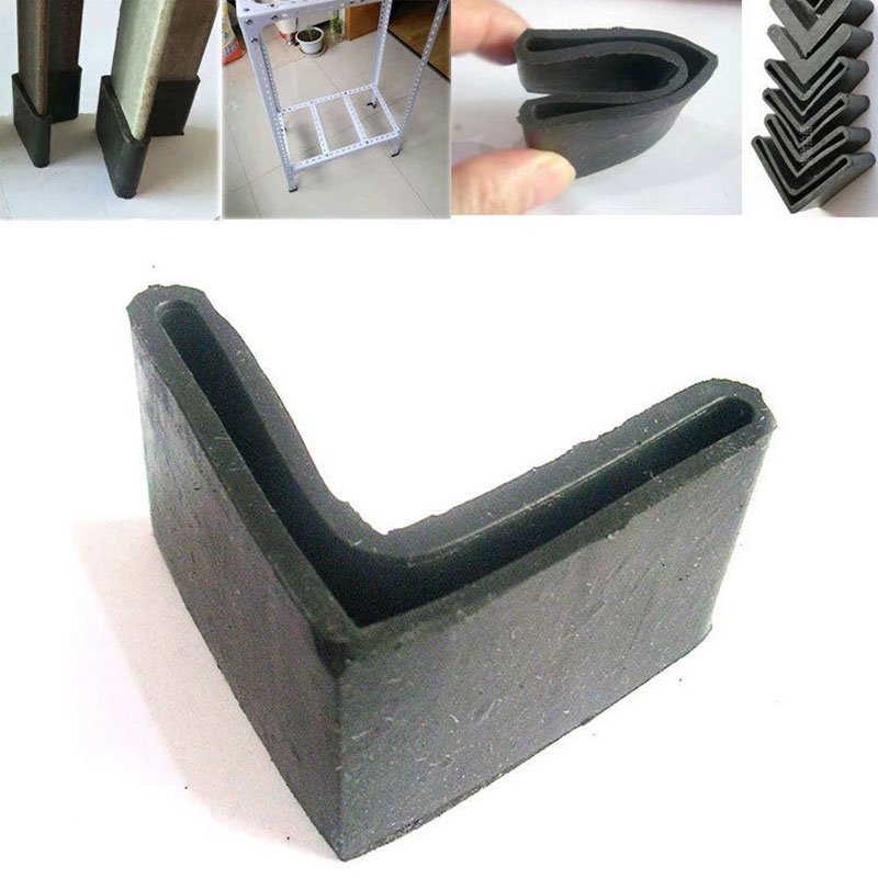1 Vỏ Bọc Chân Bàn Ghế Hình Chữ L Bằng Cao Su Chống Trượt
