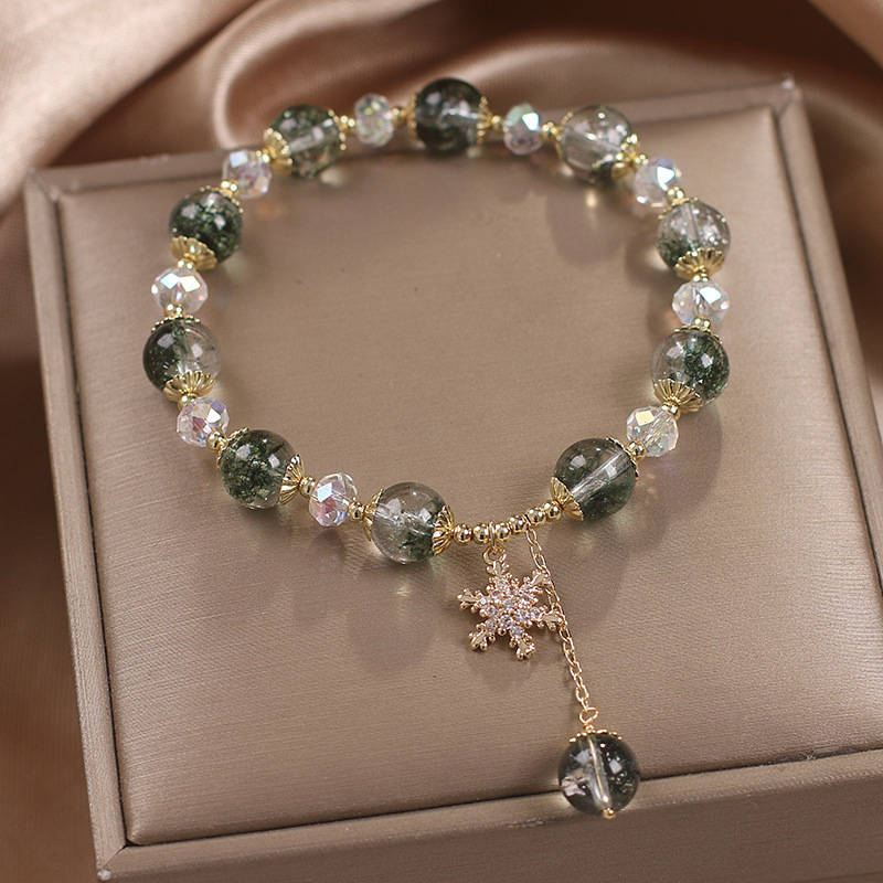 Vòng Tay May Mắn Đính Pha Lê Cao Cấp Thời Trang Dành Cho Nữ