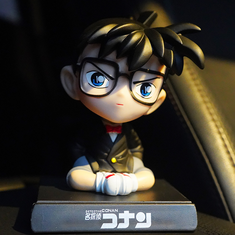 Giá Đỡ Điện Thoại / Mô Hình Nhân Vật Anime Thám Tử Lừng Danh Conan Edogawa Konan 11cm Bằng PVC
