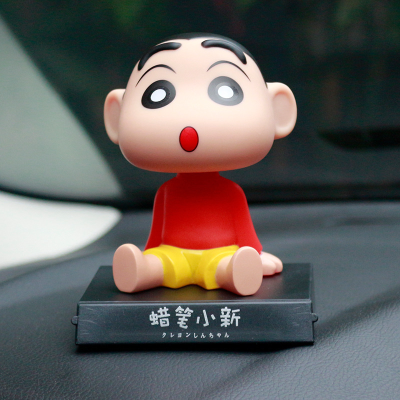 Mô Hình Đồ Chơi Nhân Vật Hoạt Hình 31 Kiểu Doraemon Stitch Snoopy Mario Hello Kitty Shin-chan Bằng PVC Lắc Đầu Trang Trí Điện Thoại / Xe Hơi