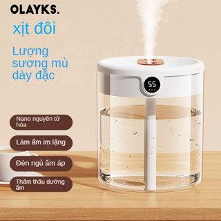 OLAYKS Máy Phun Sương Tạo Độ Ẩm Hai Mặt Kỹ Thuật Số Cổng usb Sức Chứa Lớn Có Màn Hình Hiển Thị Kỹ Thuật Số