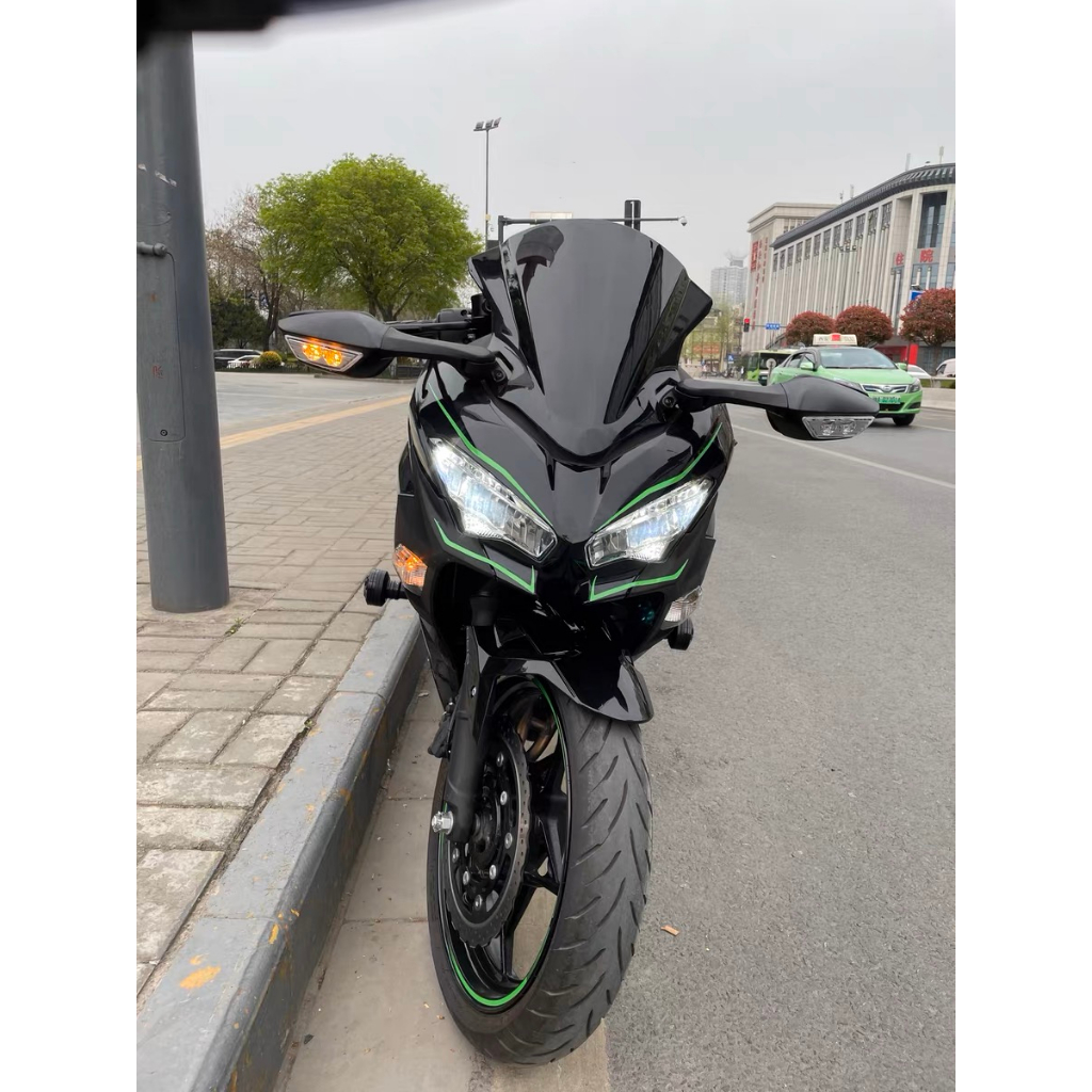 Motorlife Gương chiếu hậu xe máy có đèn LED báo rẽ thay thế cho NINJA ZX10R 2011‑2015