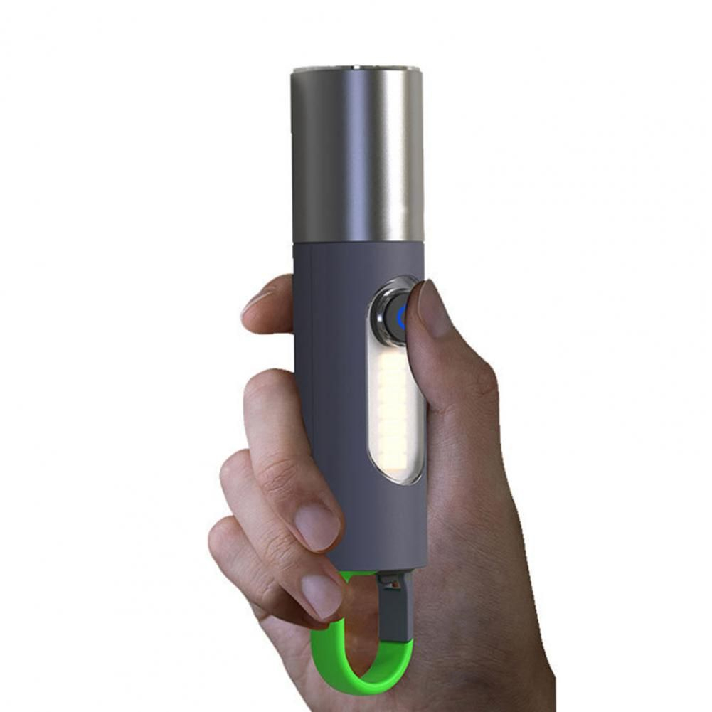 Đèn Pin Chiếu Tia Laser Ánh Sáng Trắng 1500LM Khoảng Cách 600M Có Thể Sạc Lại USB-C