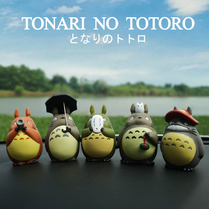 1 Giá Đỡ Điện Thoại Mô Hình Nhân Vật Anime Hayao miyazaki Totoro Cầm Dù Bằng PVC