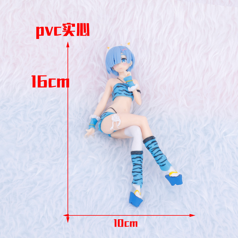 Mô Hình Nhân Vật Re: Life In A Different World From Zero Rem Ram 16cm Bằng PVC Có Giá Đỡ Điện Thoại Trang Trí Xe Hơi