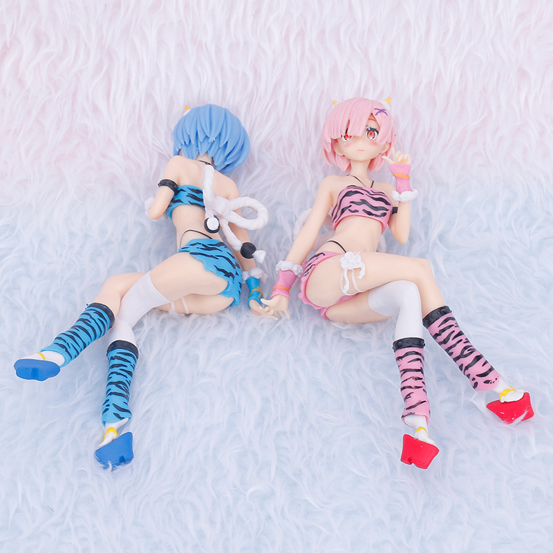 Mô Hình Nhân Vật Re: Life In A Different World From Zero Rem Ram 16cm Bằng PVC Có Giá Đỡ Điện Thoại Trang Trí Xe Hơi