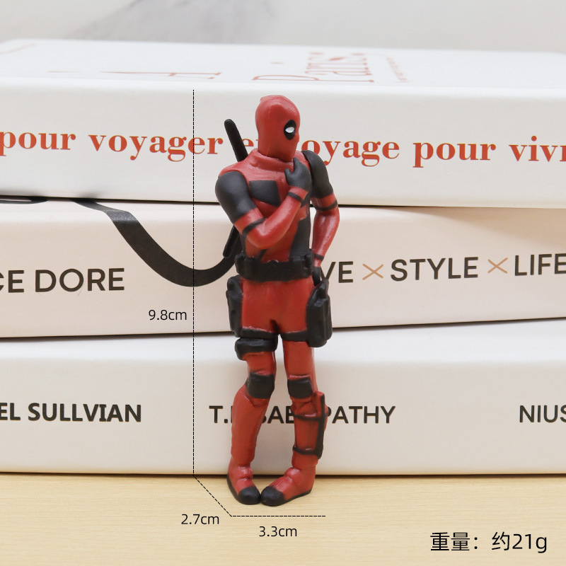 DISNEY 1 Mô Hình Đồ Chơi Nhân Vật X-men The Avengers Deadpool 6 Mẫu Bằng PVC
