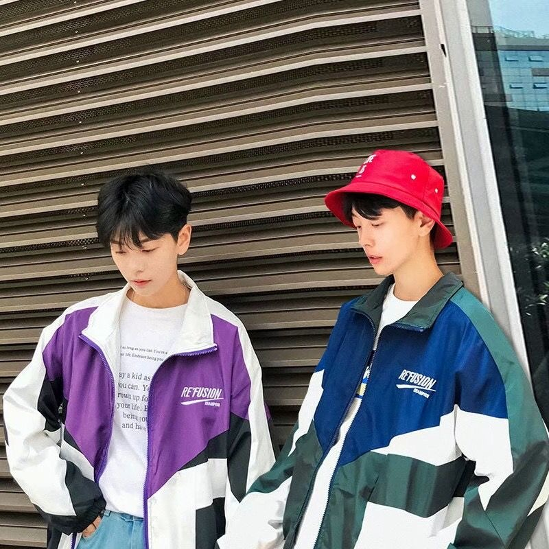 Áo Khoác Bóng Chày Màu Tím Phong Cách Thời Trang Đường Phố Mỹ cross888