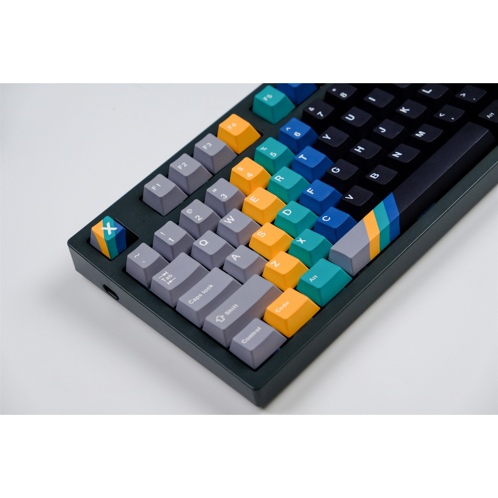 GMK Vinyl Records Keycaps, 129 Phím Keycaps PBT Anh Đào Hồ Sơ DYE-SUB Cá Tính Keycaps GMK Cho Bàn Phím Cơ