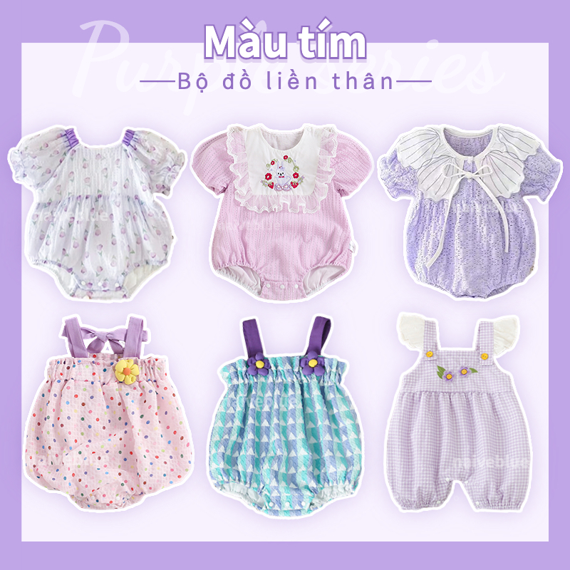 Áo Liền Quần Tam Giác Không Tay Thời Trang Cho Bé Gái