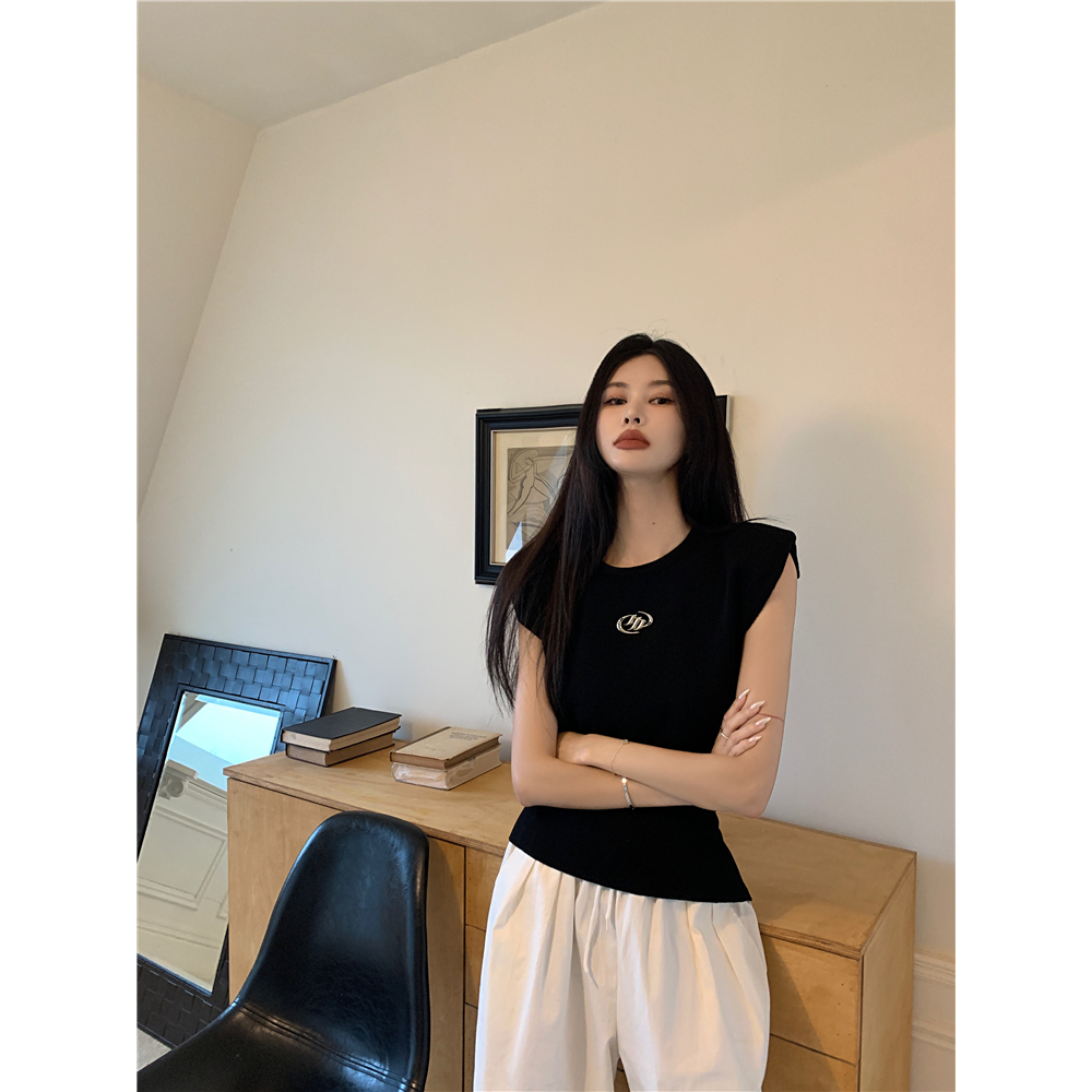 Cocory vn Áo Thun Nữ Cộc Tay Cổ Tròn Thời Trang Hàn