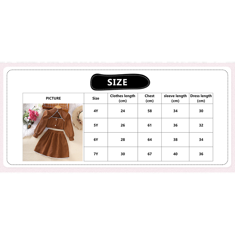 Bộ Áo + Chân Váy 2 Món Màu Khaki Phong Cách Đường Phố Thời Trang Mùa Hè Cho Bé Gái 4-7 Tuổi