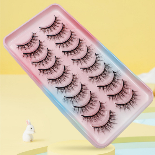 Set 10 Cặp Lông Mi Giả Dày Và Dài Siêu Mềm Tự Nhiên