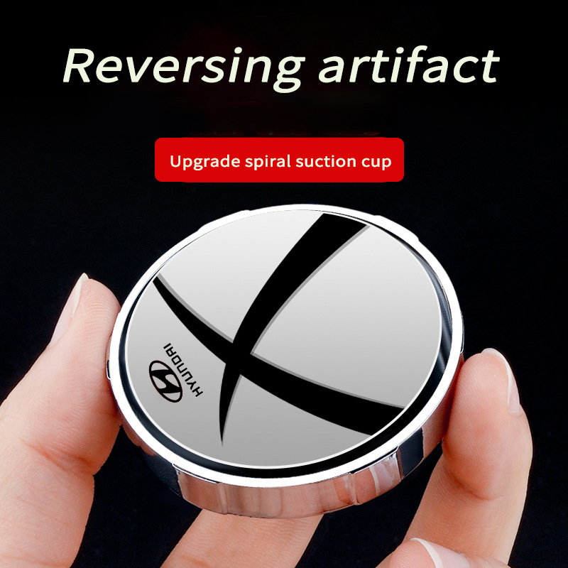 Gương Cầu Lồi Ô Tô Gắn Kính Hậu Có Viền Xoay 360 Xóa Điểm Mù Góc Rộng Nhìn Điểm Mù Cho Xe Hơi nộp đơn Hyundai Accent Creta Grand i10 Santa Fe Tucson Thanh Cong TC Motor Santa FE Tucson HTV