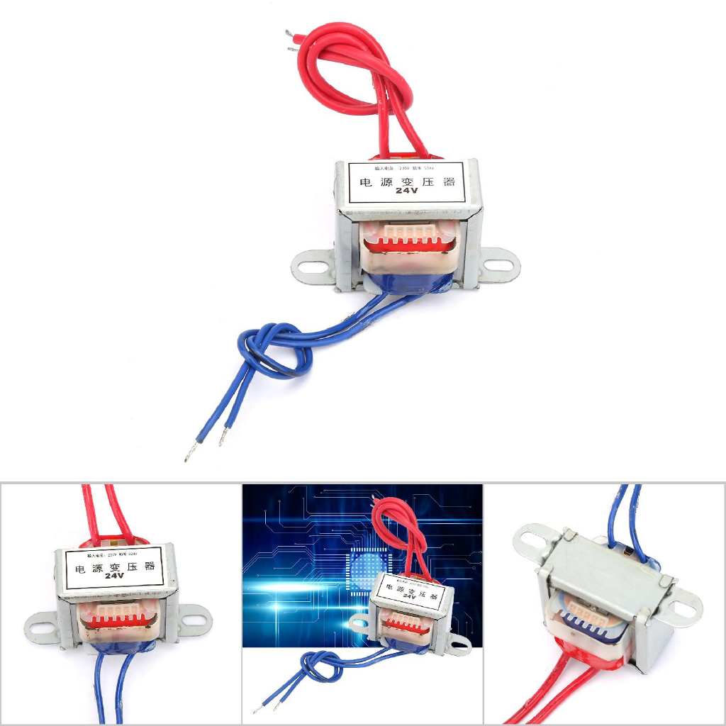 AC 12V/24V Điện áp đầu ra 2W Đầu vào 220V 50Hz Máy biến nguồn đơn Dustrial A.