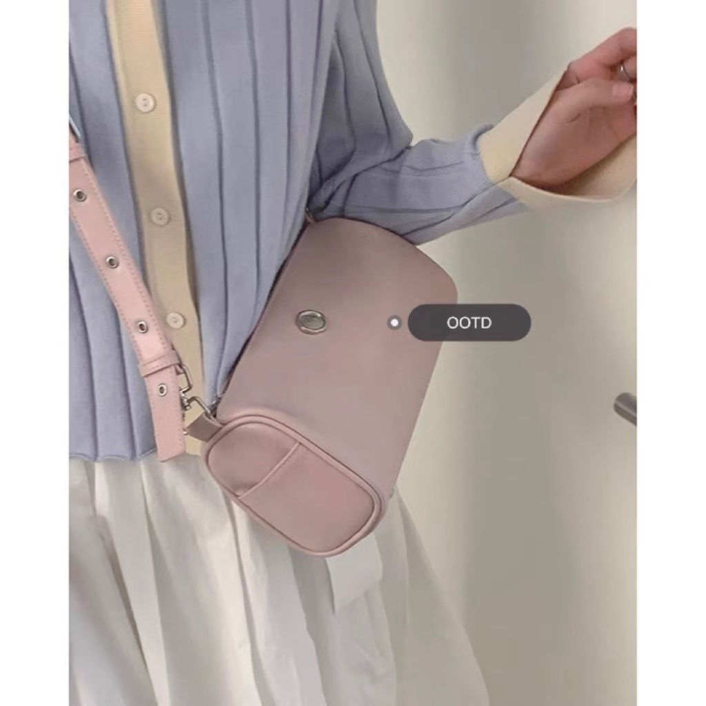 Túi Đeo Chéo nữ Vai đi chơi Thời Trang Mùa Hè Hàn Quốc 2023 Mới Màu Bạc FT7371