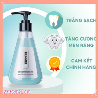Kem Đánh Răng HUNMUI - Kem Đánh Răng Dạng Gel Lỏng Thơm-Vệ Sinh Răng Miệng Không Hôi Miệng 210ml