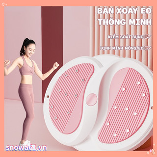 Đĩa xoay eo tập thể dục 360 độ bàn xoay tập cơ bụng eo thon giảm cân tại nhà phòng gym có hạt massage bàn chân cực tốt