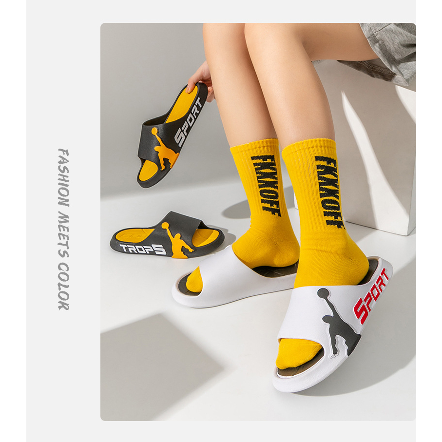 Dép Đi Trong Nhà Chống Trượt Phong Cách Thể Thao Thời Trang Mùa Hè Cho Bé Trai Và Gái