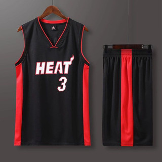 quần áo bóng rổ nam Bộ quần áo nam Đồ Thể Thao Áo Ba Lỗ Phối Quần Short Bộ Đồ Thể Thao Bóng Rổ Jersey 3 Wade Cỡ Lớn 85-190Cm Thoáng Khí Thời Trang Mùa Hè Cho Nam Và Nữ