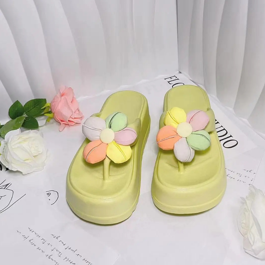 Giày Sandal Đế Mềm Dày 7CM Thời Trang Hàn Quốc Cho Nữ