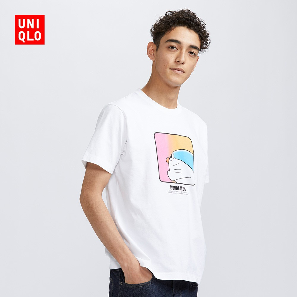 Áo Thun Uniqlo Tay Ngắn In Hoạ Tiết Doraemon Dành Cho Nam Và Nữ 428091