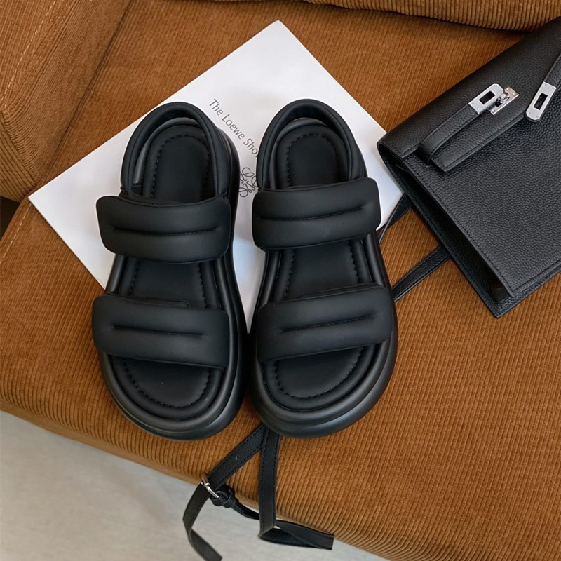 Sandal Đế Dày Hở Ngón Thiết Kế Mới Thời Trang 2023 Dành Cho Nữ