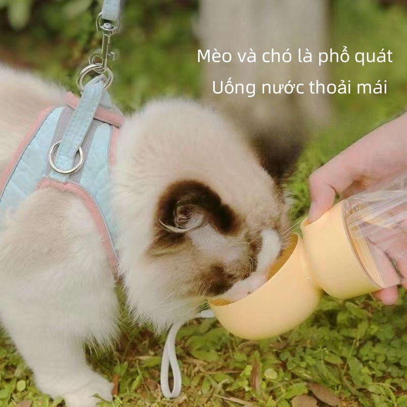 Bình nước di động cho thú cưng/Bình nước du lịch cao cấp cho chó mèo thú cưng