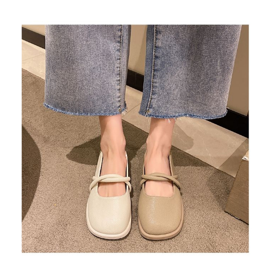 Giày Búp Bê Da Mềm Đế Bằng Kiểu Pháp Thời Trang Xuân Hè 2023 Cho Bạn Gái