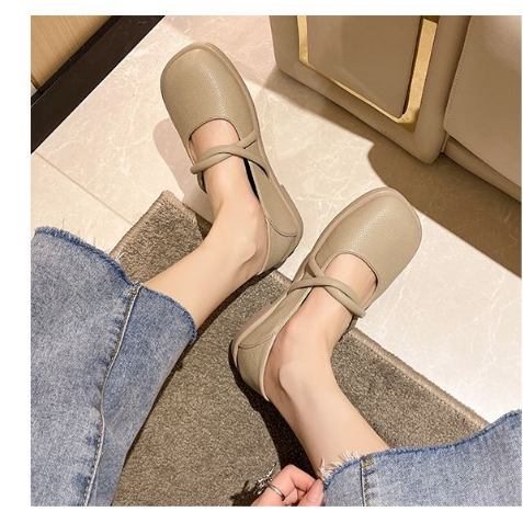 Giày Búp Bê Da Mềm Đế Bằng Kiểu Pháp Thời Trang Xuân Hè 2023 Cho Bạn Gái