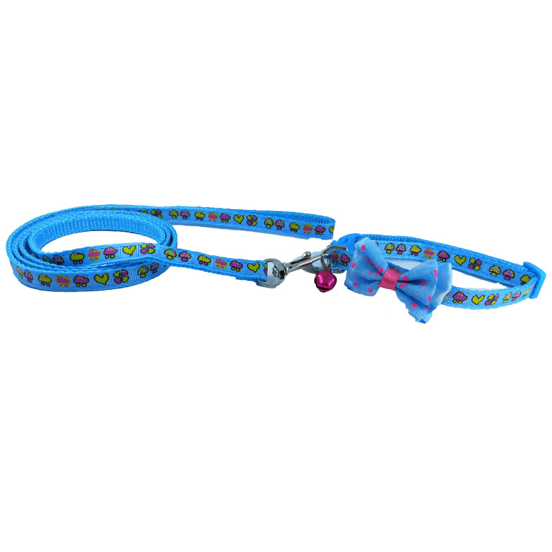 Vòng Cổ Gắn Chuông Dày Dặn Có Dây Xích Dành Cho Thú Cưng 15-32cm Trong 4kg