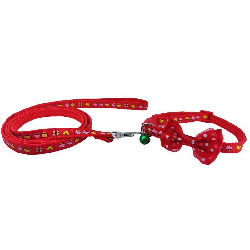 Vòng Cổ Gắn Chuông Dày Dặn Có Dây Xích Dành Cho Thú Cưng 15-32cm Trong 4kg