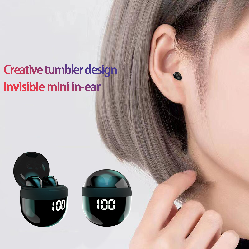 Tai Nghe Bluetooth SK18 Nhét Tai Có Mic Giảm Tiếng Ồn Thông Minh