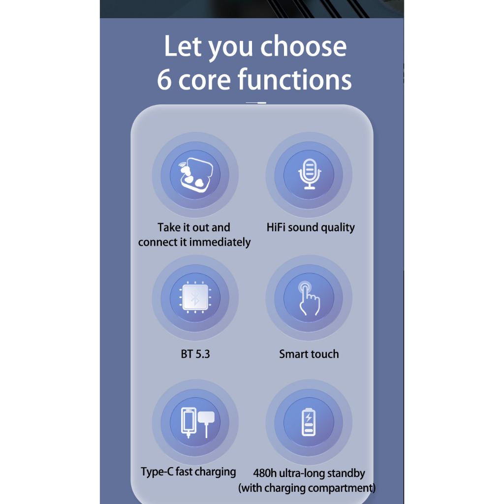 Tai Nghe Bluetooth SK18 Nhét Tai Có Mic Giảm Tiếng Ồn Thông Minh