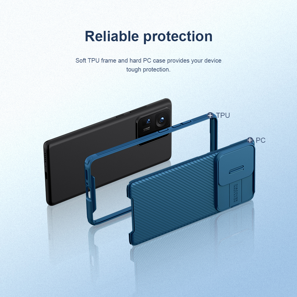 Ốp Điện Thoại Nillkin Bằng PC Cứng Viền TPU Dẻo Tráng Gương Cho Xiaomi Mi 11 Ultra / Xiaomi Mix 4 / Xiaomi 11 / 11T / 11T Pro