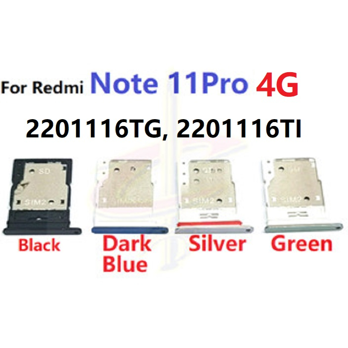 Khay Đựng Sim Điện Thoại Cho Redmi Note 11 Pro + 11S 11T 4G 5G