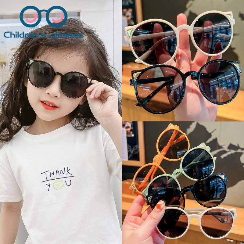 Kính Mát Phân Cực Chống Tia UV Thời Trang Dễ Thương Cho Bé