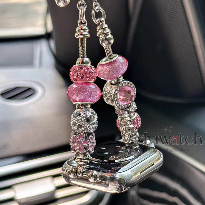 Pandora Dây Đeo Đồng Hồ Bằng Kim Loại Cho iwatch serise 9 8 ultra 7 6 5 4 se 3 2 1 49mm 45mm 41mm 40mm 44mm 42mm 38mm