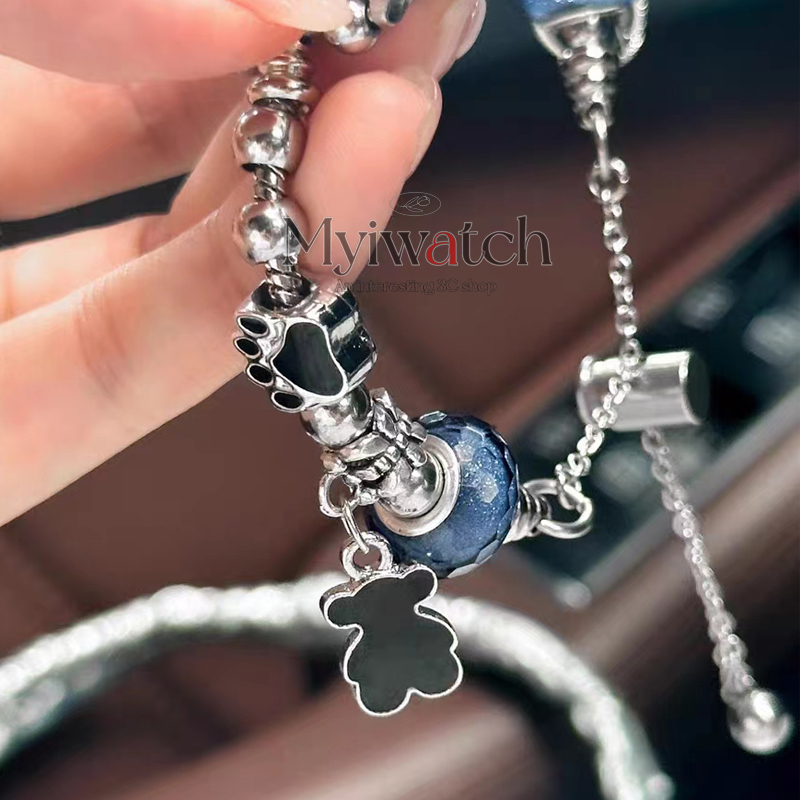 Pandora Dây Đeo Đồng Hồ Bằng Kim Loại Cho iwatch serise 9 8 ultra 7 6 5 4 se 3 2 1 49mm 45mm 41mm 40mm 44mm 42mm 38mm