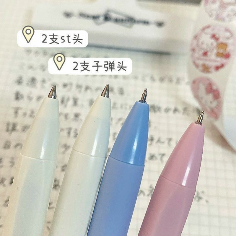 Bút Mực Gel Ngòi 0.5mm Họa Tiết Hoạt Hình Kitty Dễ Thương