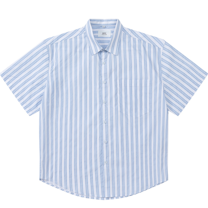 Áo Sơ Mi Oxford Tay Ngắn Kẻ Sọc Thời Trang Chất Lượng Cao