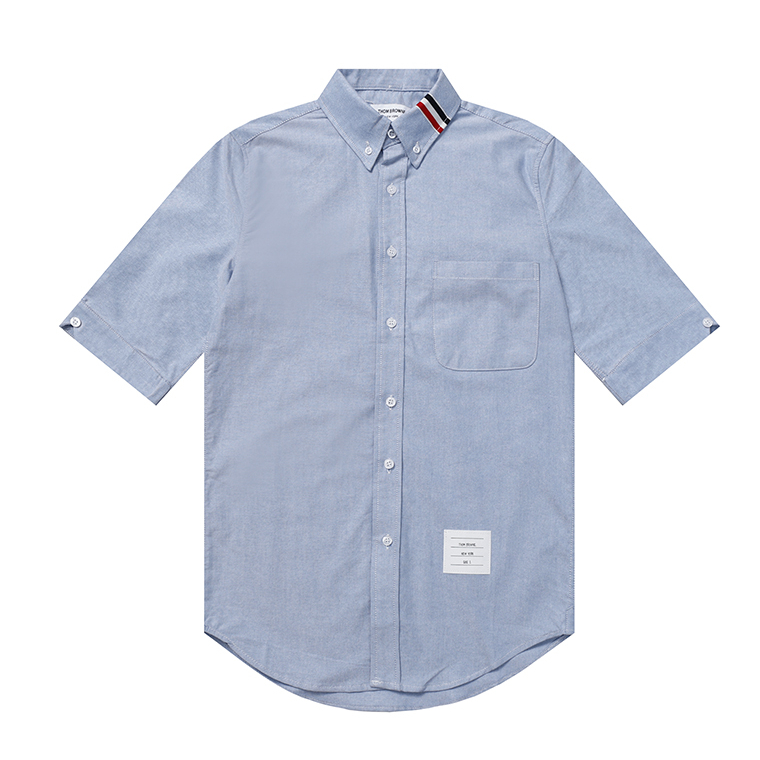 Áo Sơ Mi Vải Oxford Cao Cấp Tay Ngắn Thời Trang