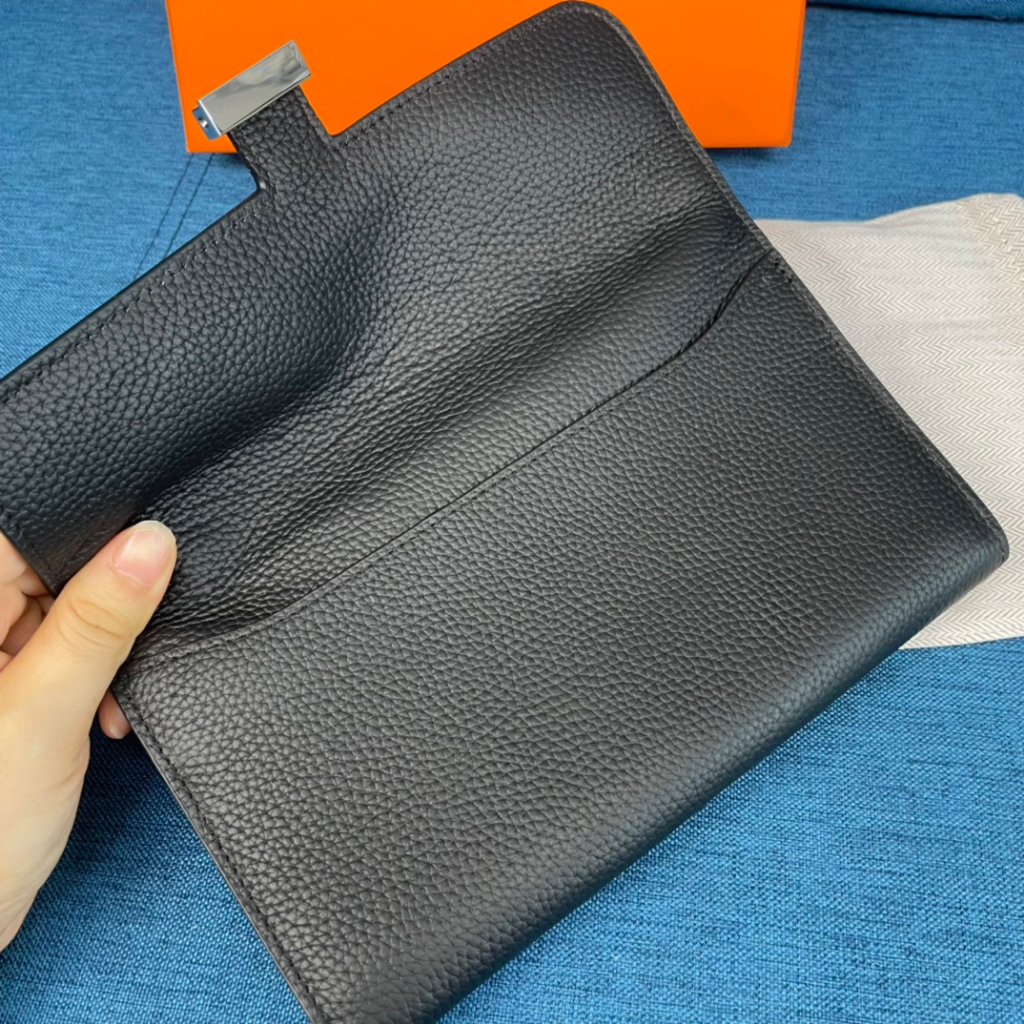 Ví Da Thật 100% Chính Hãng Hermes 22cm Cao Cấp