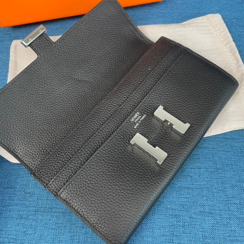 Ví Da Thật 100% Chính Hãng Hermes 22cm Cao Cấp