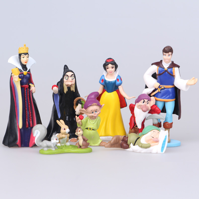 Set 8 Mô Hình Công Chúa Disney 2-10cm Trang Trí Bánh Kem