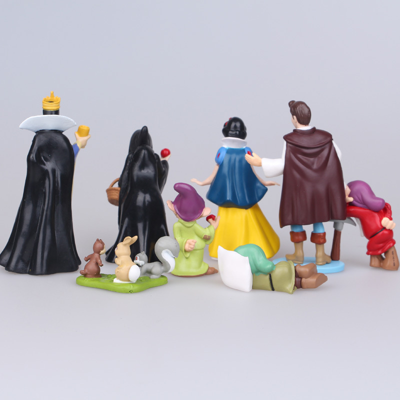 Set 8 Mô Hình Công Chúa Disney 2-10cm Trang Trí Bánh Kem