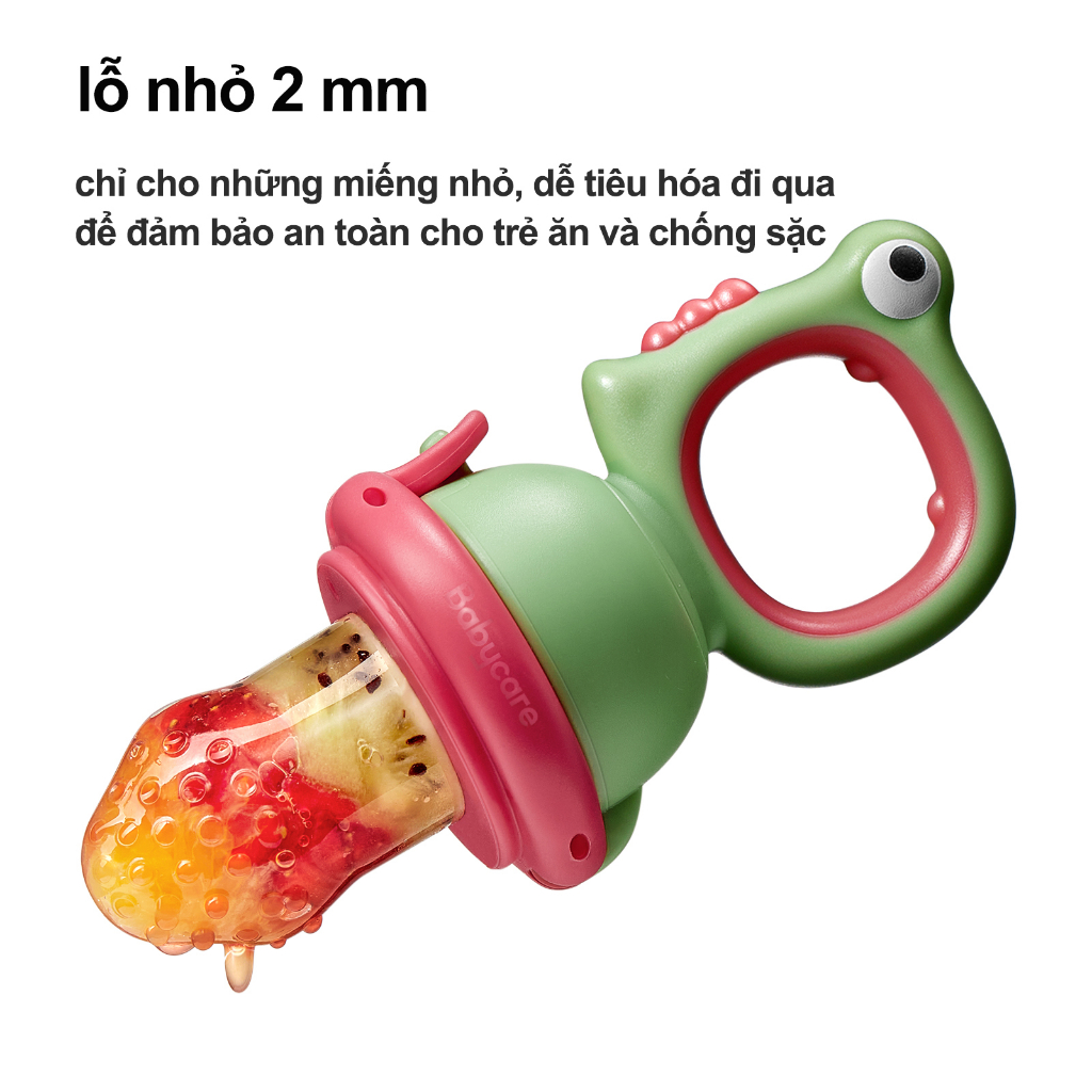 Bc Babycare Trọn Bộ Túi Nhai Tập Ăn Dặm Có 2 silicone Núm Nhai Cho Bé