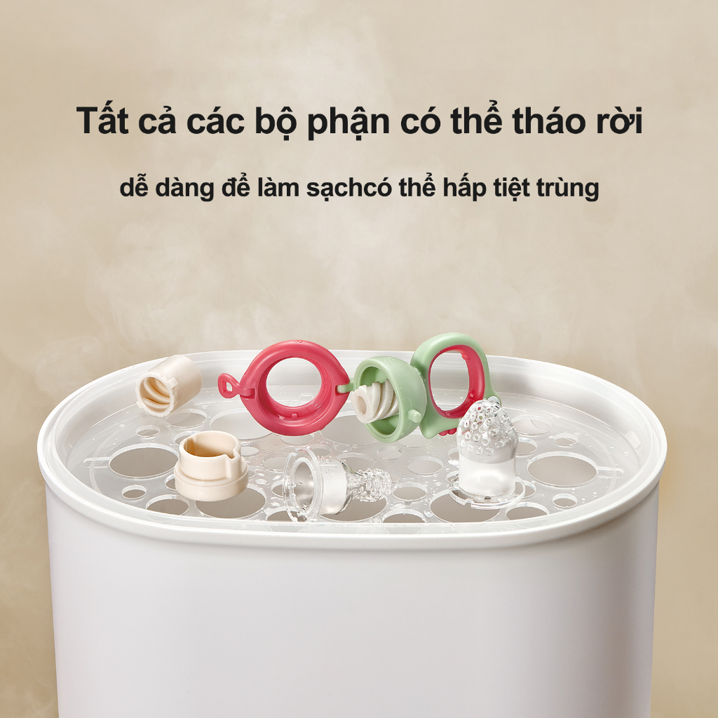 Bc Babycare Trọn Bộ Túi Nhai Tập Ăn Dặm Có 2 silicone Núm Nhai Cho Bé